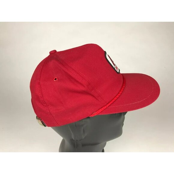 K-brand Ruan Mens Sewn Patch Mesh Adjustable Strap Trucker Snapback Hat Size OS - Picture 3 of 6